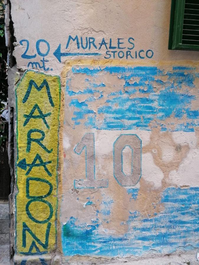 Geman Flat - 1 Min Maradona Mural Naples Exterior photo